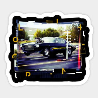Drag Racing Camaro Chevrolet Car Sticker